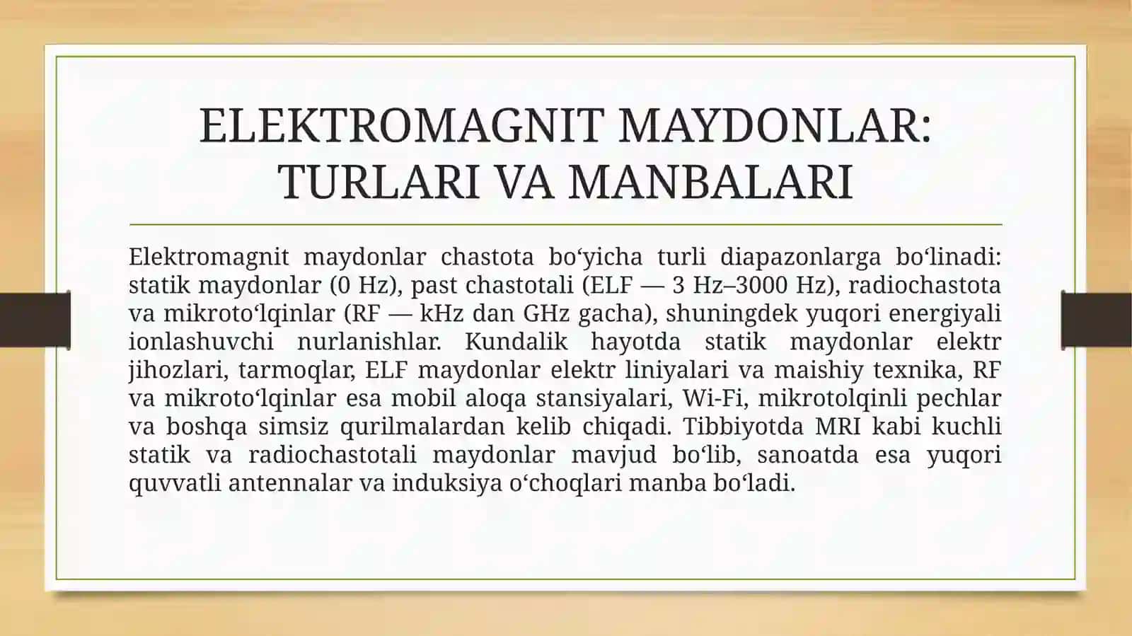Elektromagnit maydonning organizmga taʼsiri 4