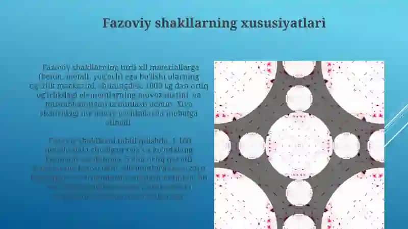 Yasini va fazoviy shakllar 4