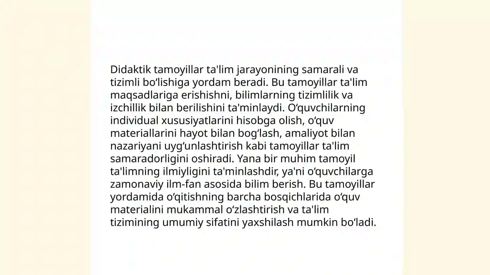 Ta'lim jarayonining psixologik qonuniyatlari 4