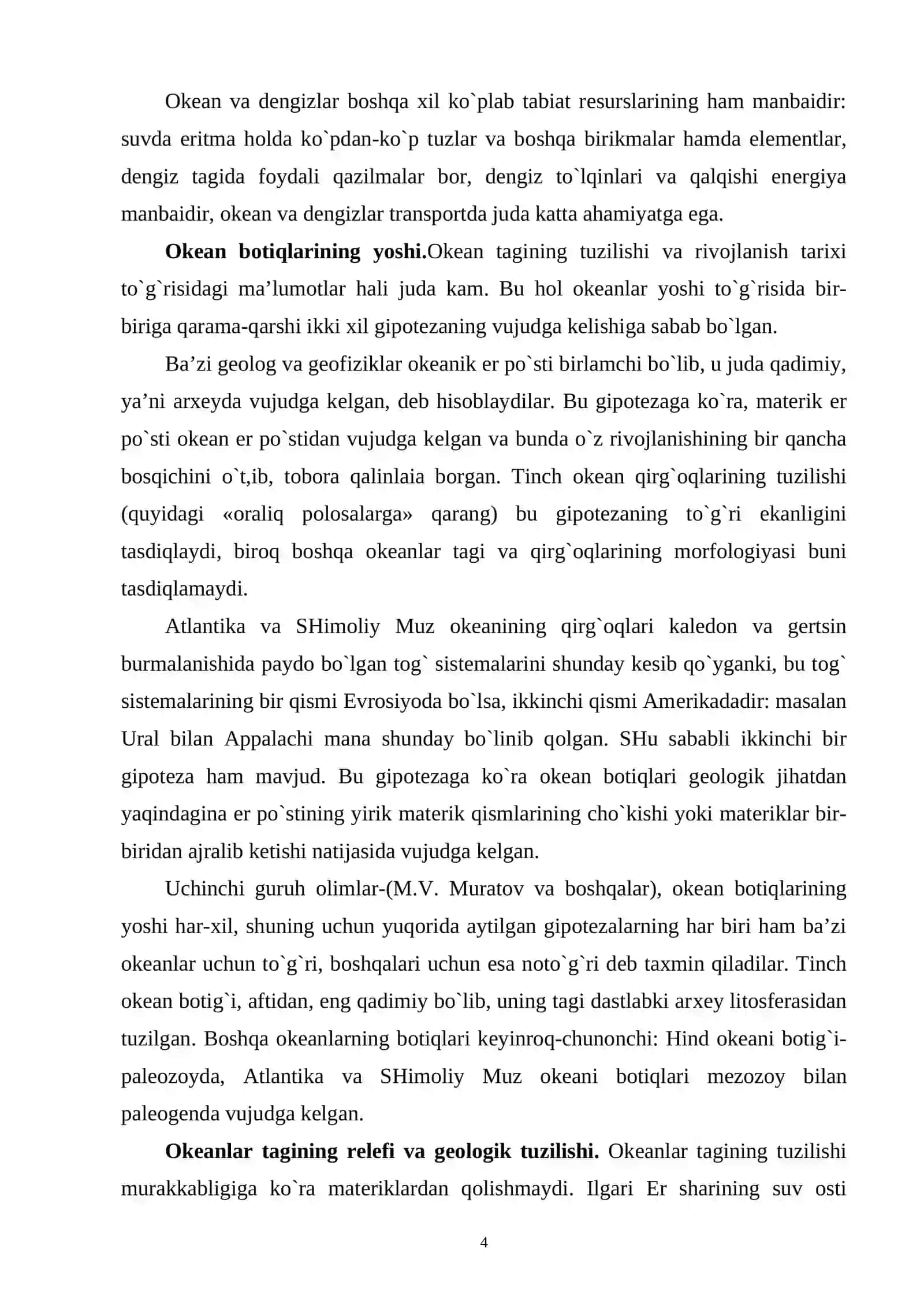 Dunyo okeani va uning qismlari 4