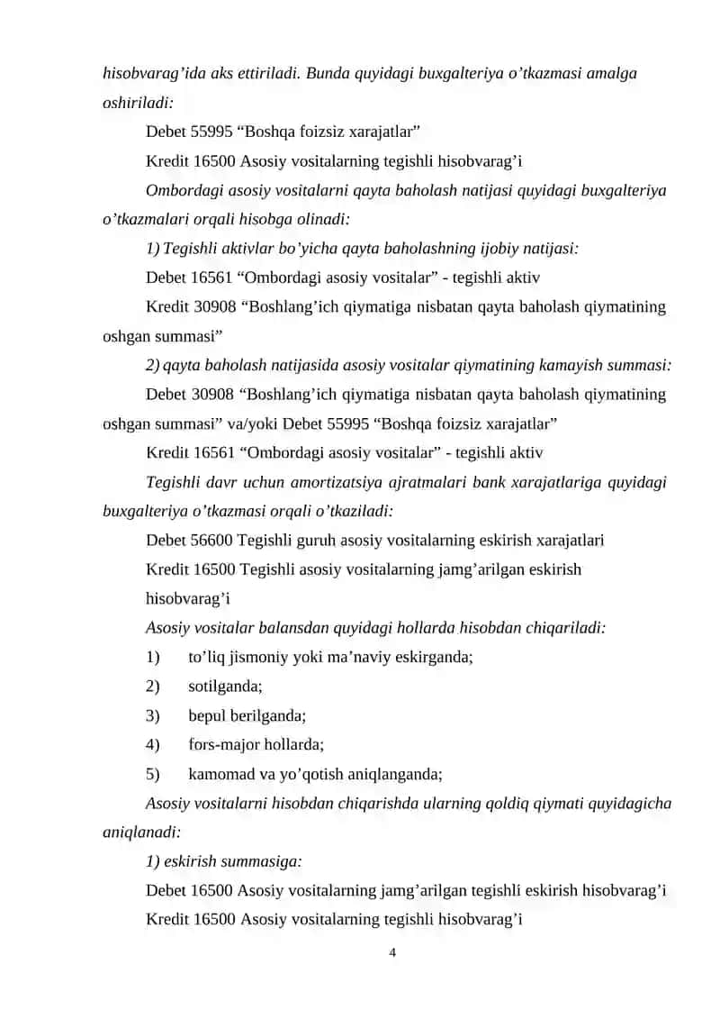 BANKLARDA MODDIY VA NOMODDIY AKTIVLAR HISOBI 4
