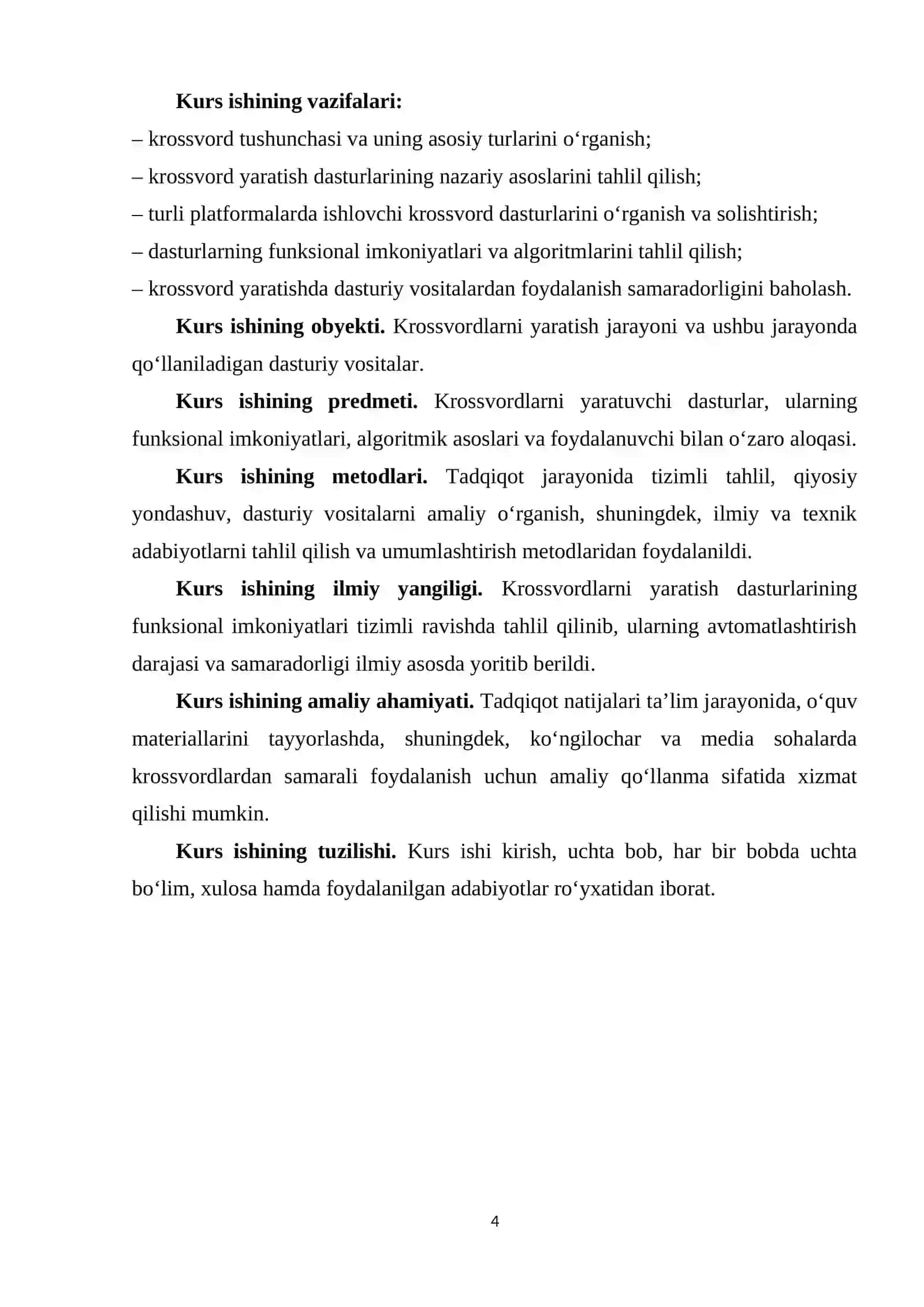 Krossvordlarni yaratuvchi dasturlar va ularning imkoniyatlari 4