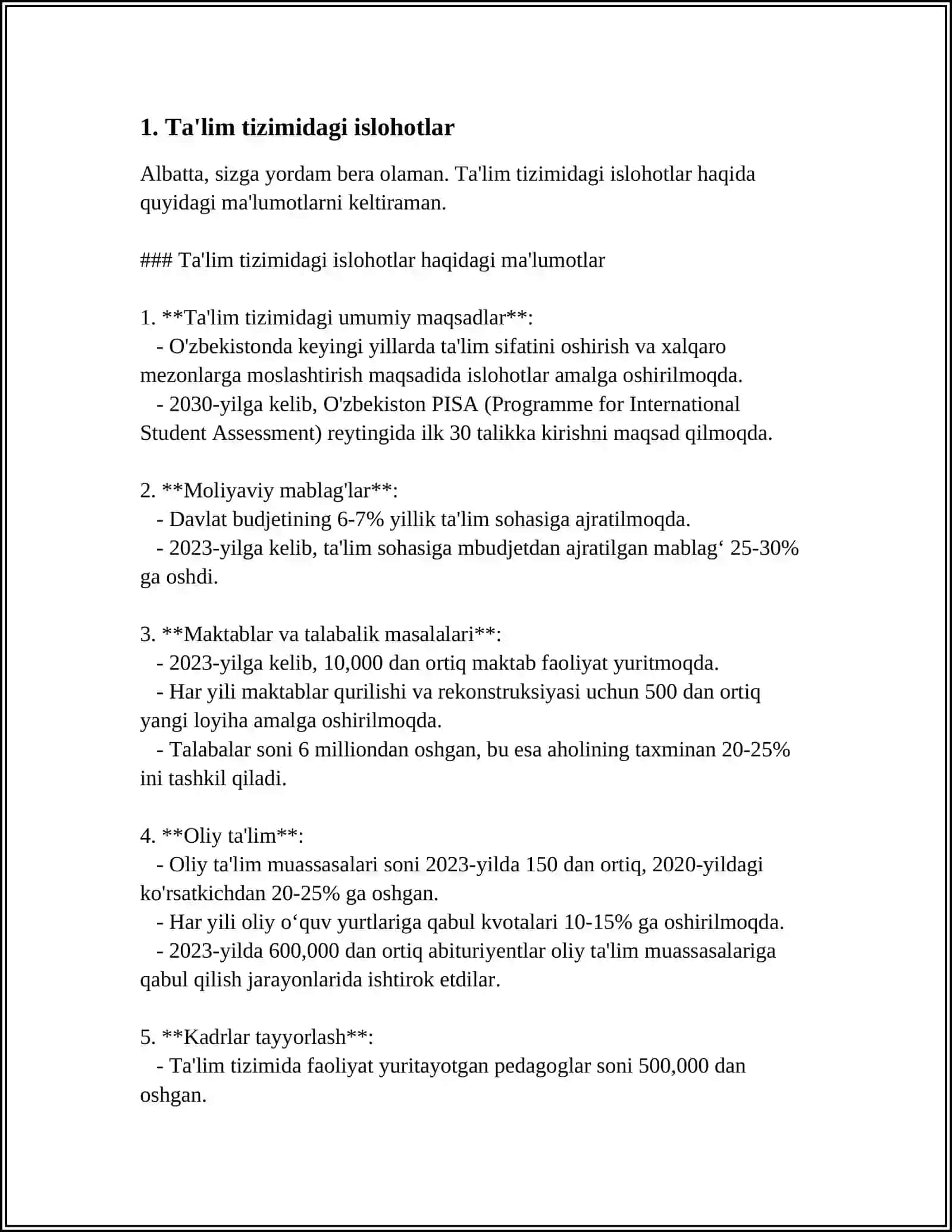 O‘ZBEKISTON RESPUBLIKASIDAGI IJTIMOIY SOHADAGI ISLOHOTLAR 4