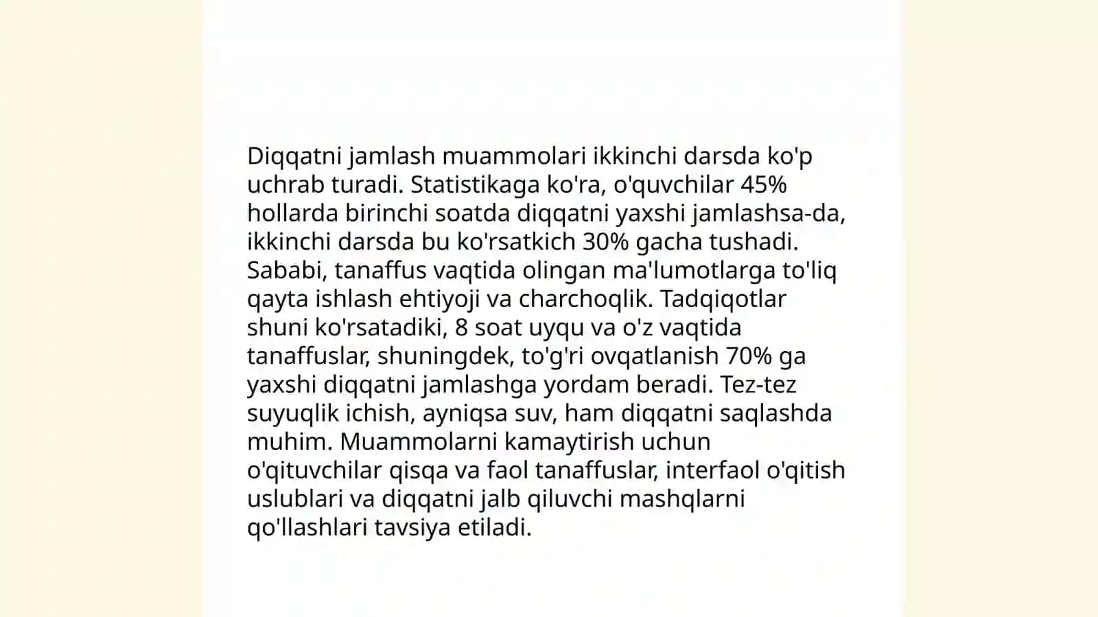 Yuz beradigan muammoli vaziyatlar 4