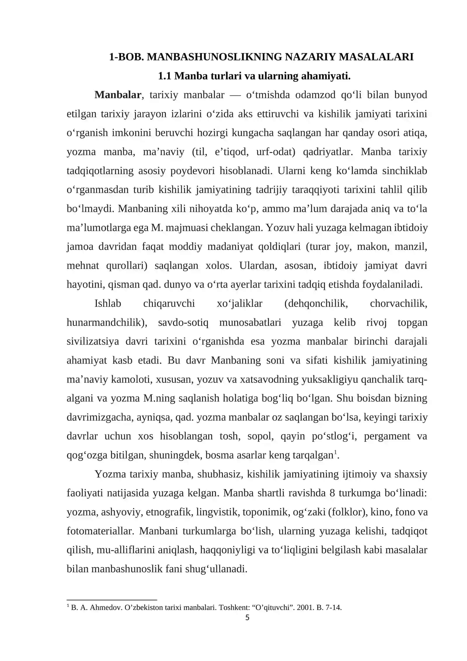 MANBALARNING ASOSIY TURLARI 4