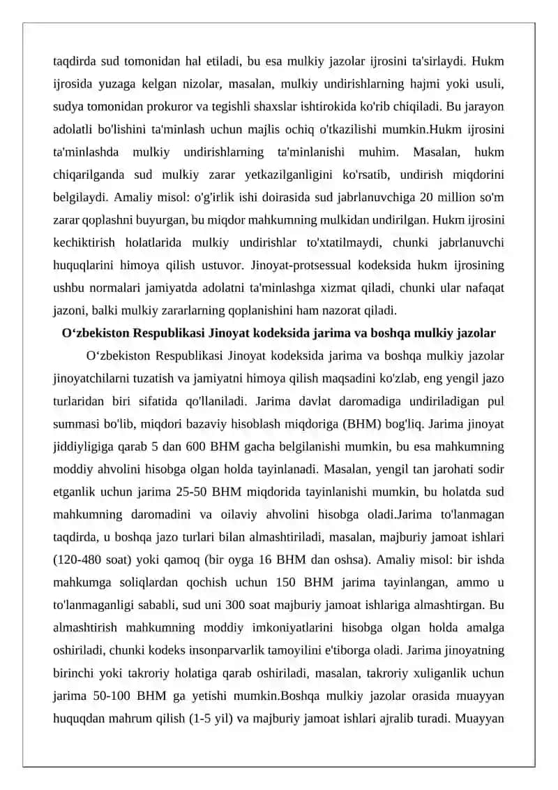 Mulkiy undirishlar ijrosini ta’minlashning protsessual tartibi 4