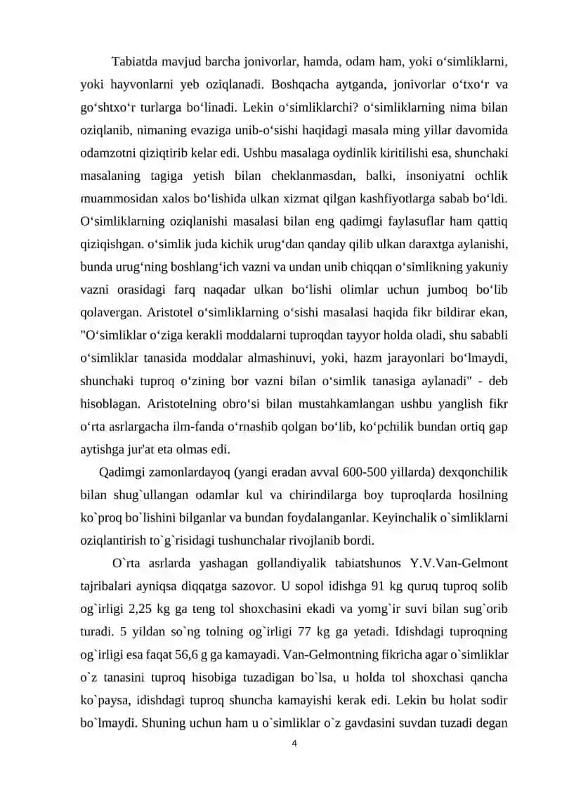 O'SIMLIKLARNING ILDIZ VA HAVO ORQALI OZIQLANISHI 4