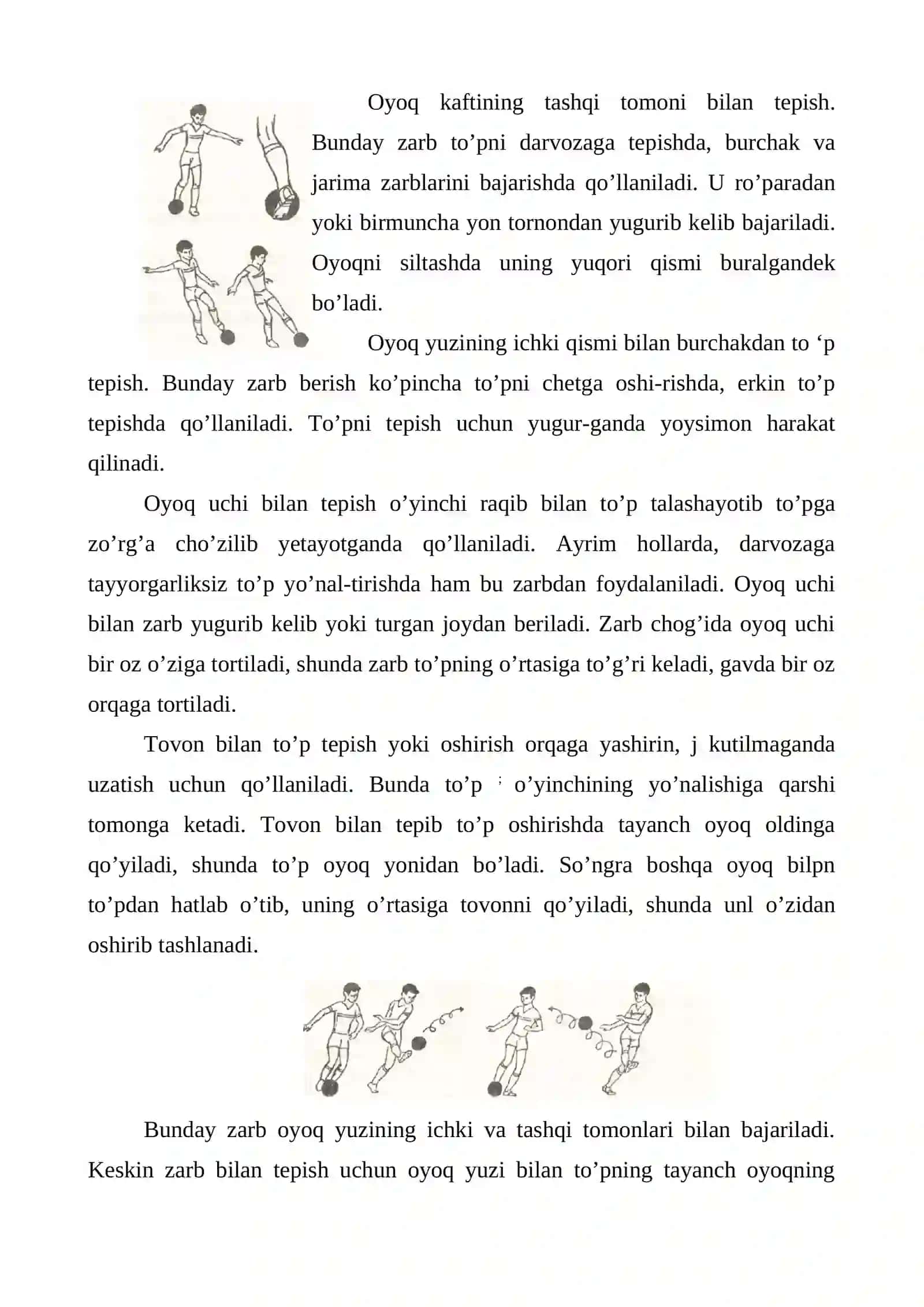 Futbol internat maktablarida mashg'ulotlar o'quv va sport 4