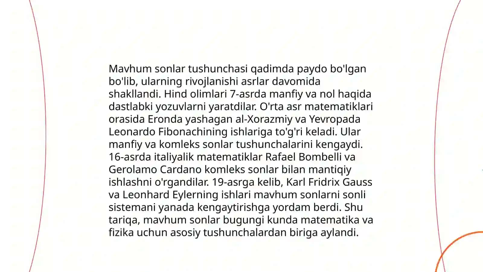 Kompleks sonlar mavhum son tushunchasi 4
