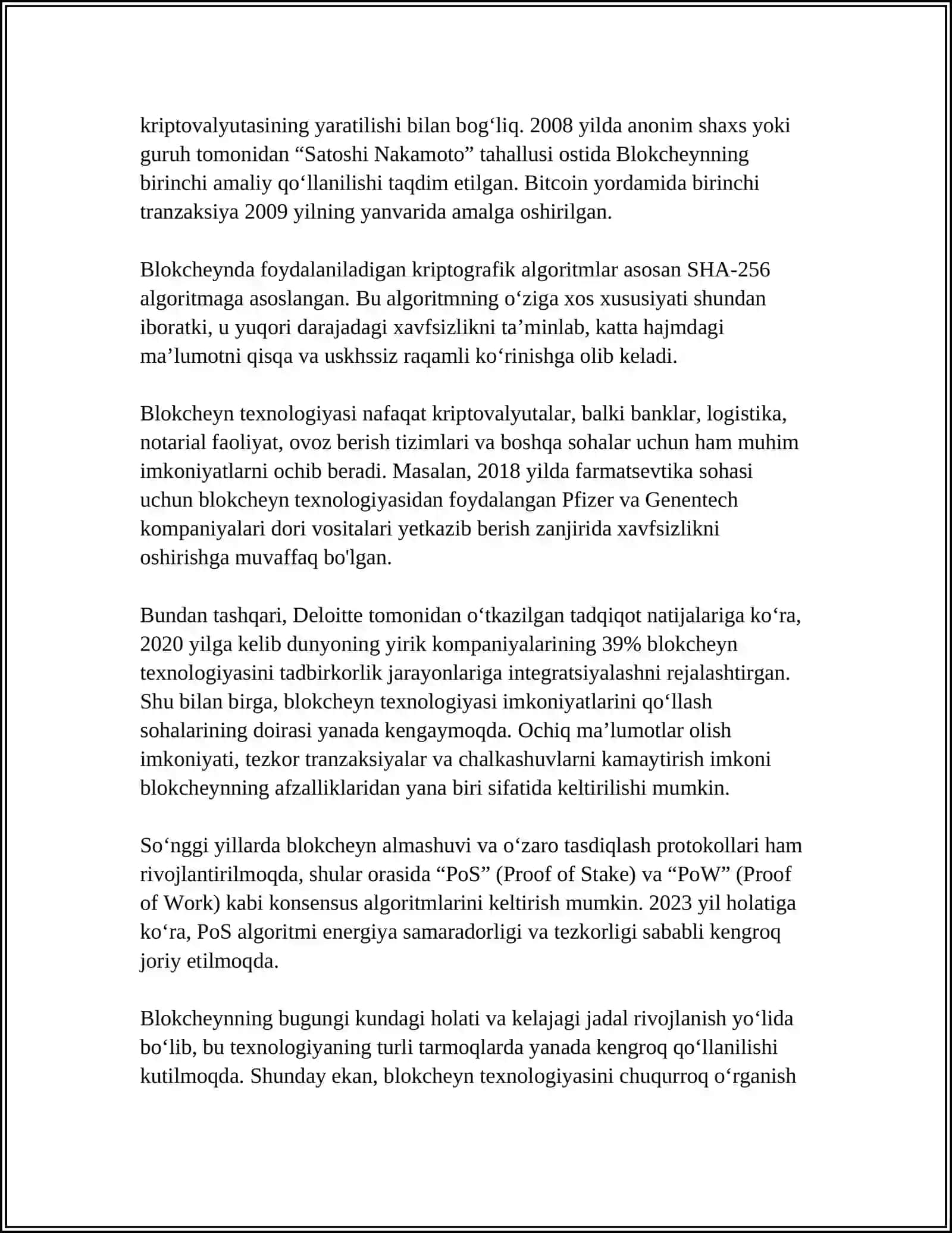 BLOKCHEYNNING ASOSIY TUSHUNCHALARI 4