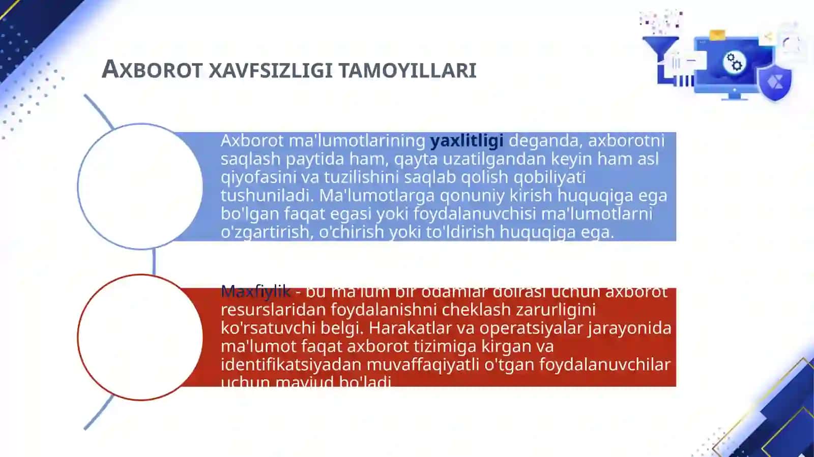 AXBOROT XAVFSIZLIGIGA BO‘LADIGAN TAHDIDLAR. 4