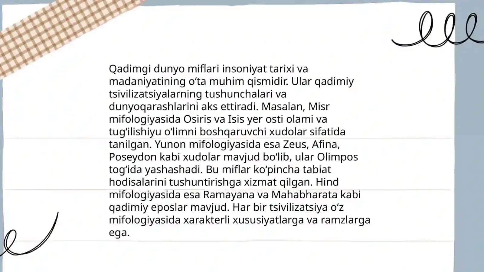 Mifalogiya qadimgi bilimlarning ombori 4