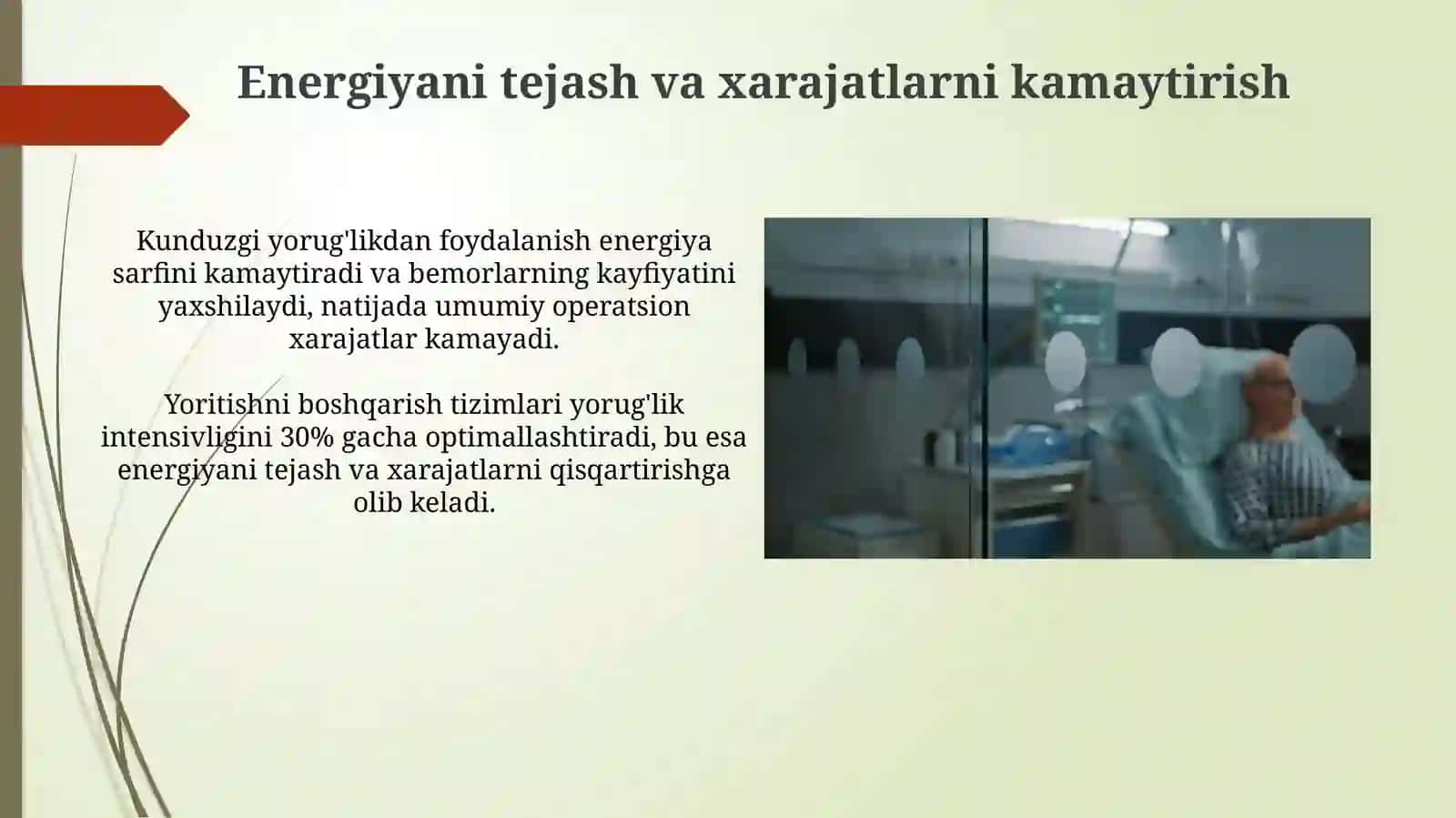 Kasalxona xonalarini yoritilganligining ahamiyati 4