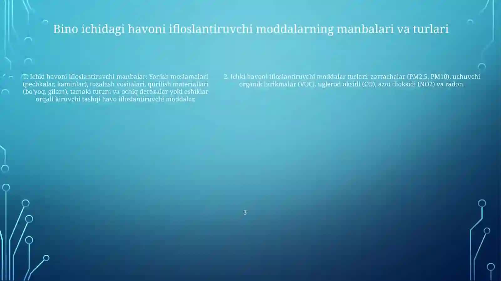 Xonalar Havosini Tezkor Usulda AniqlashVaBoholash 4