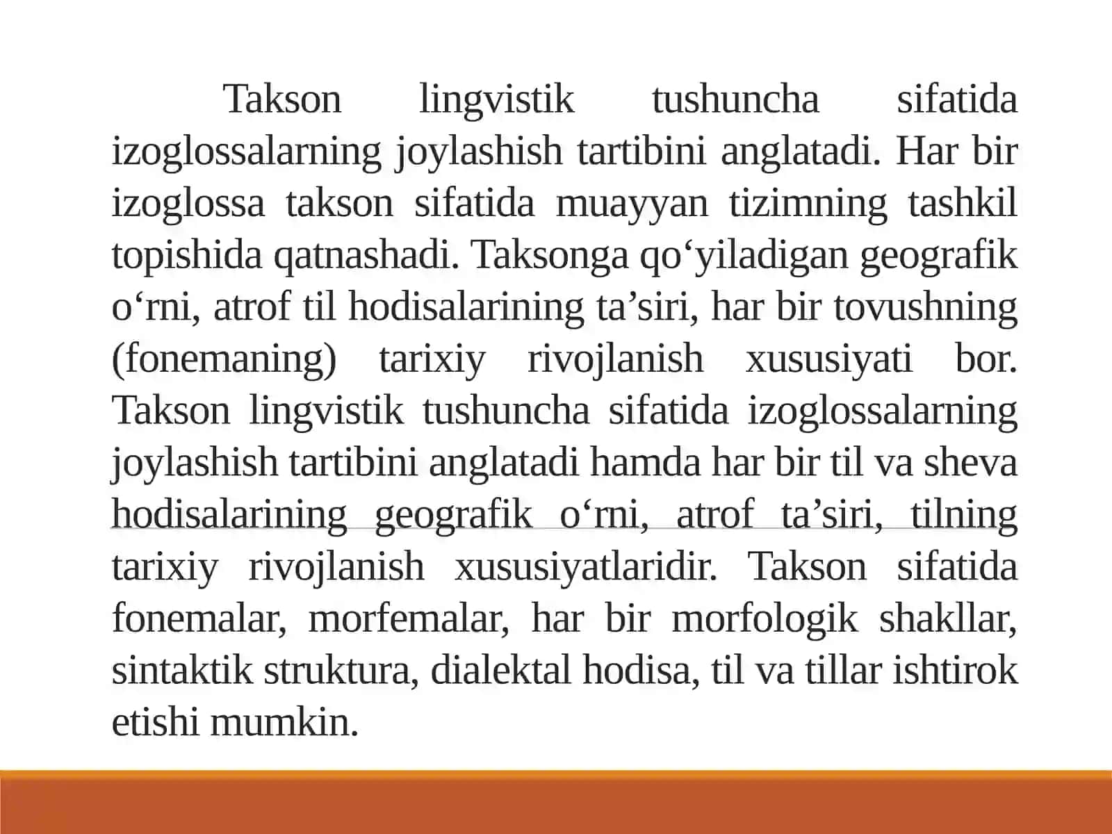 Taksonomik areal lingvistika 4