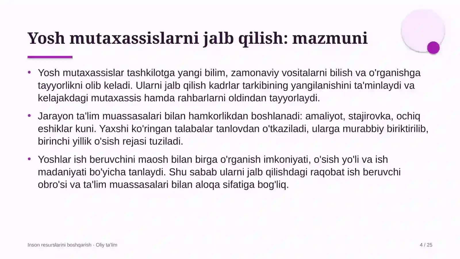 Asalarichilikda yosh mutaxassislarni jalb qilish 4