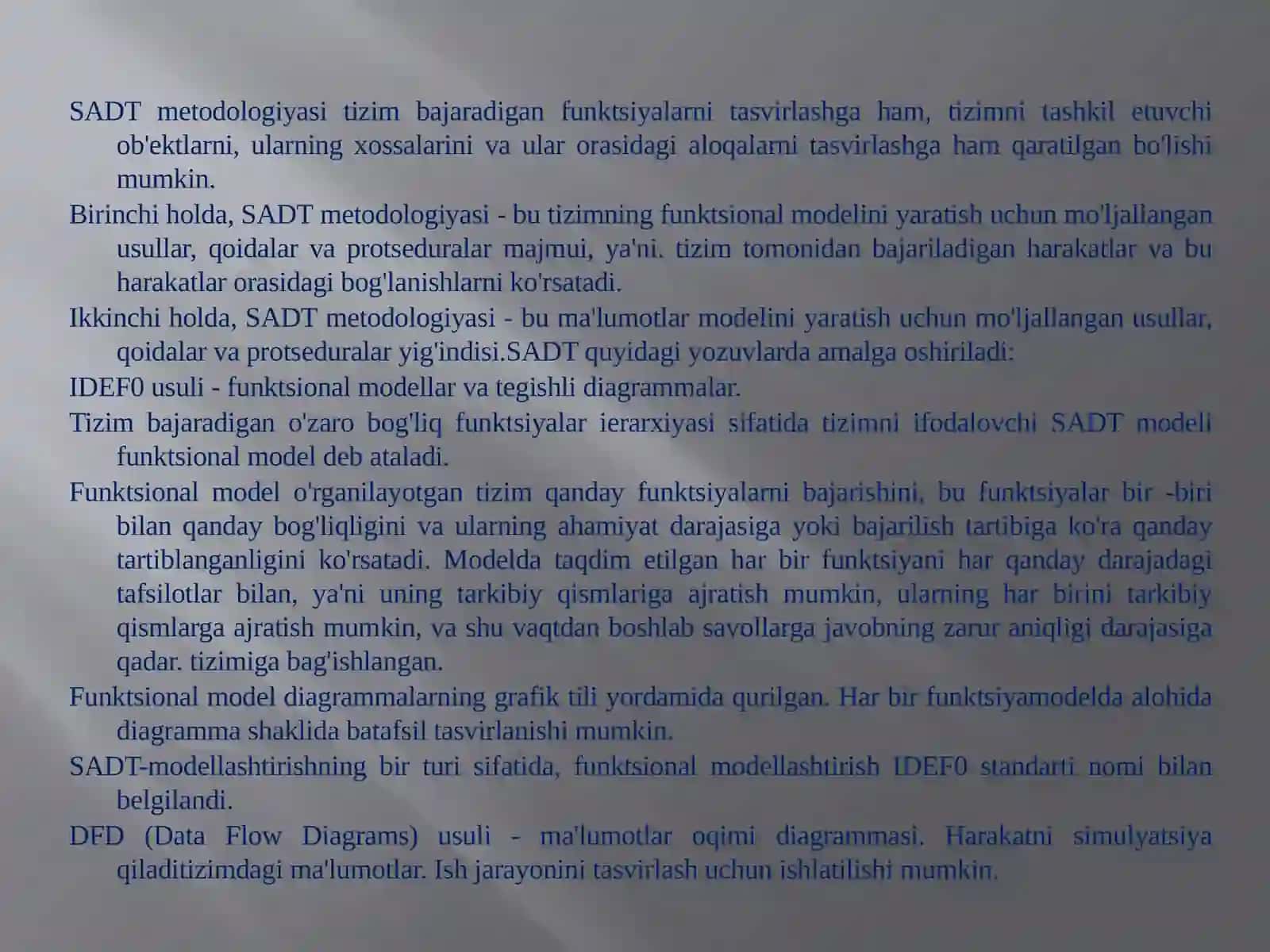 Modellashtirish vositalari va texnologiyalari 4