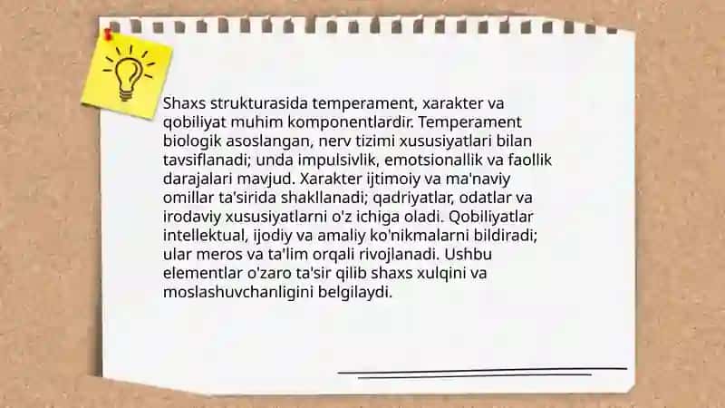 Shaxs pisixologiyasi 4