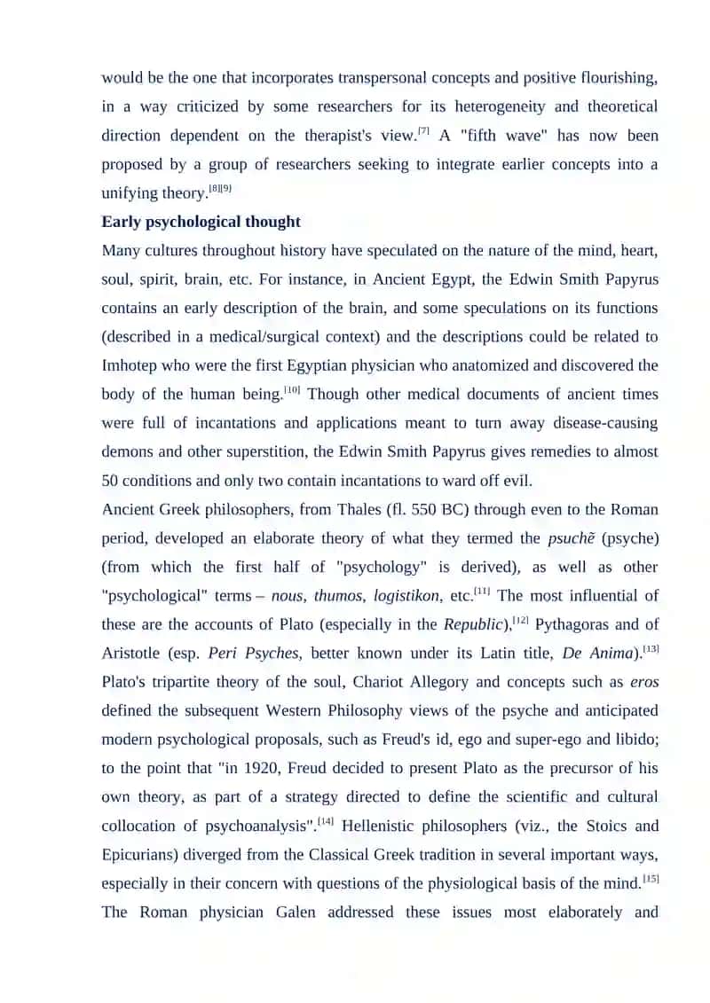 HISTORY OF PSYCHOLOGY 4