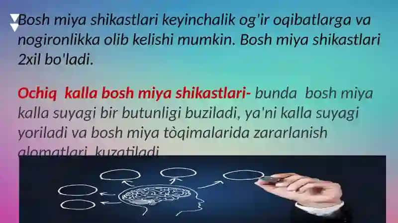 Kalla suyagi va bosh miya jangovor shikastlari 4