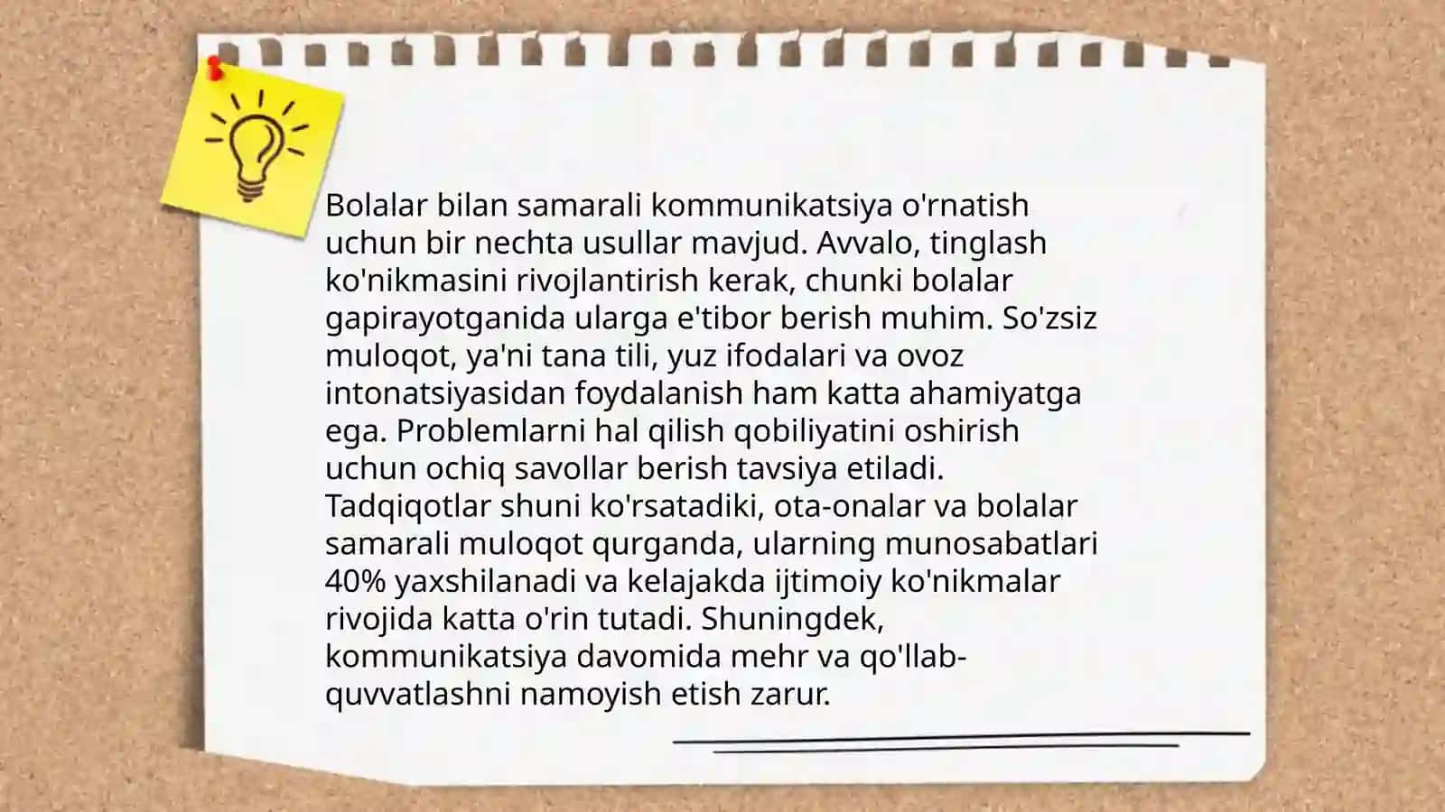 Ota-ona va farzand orasidagi munosabat 4