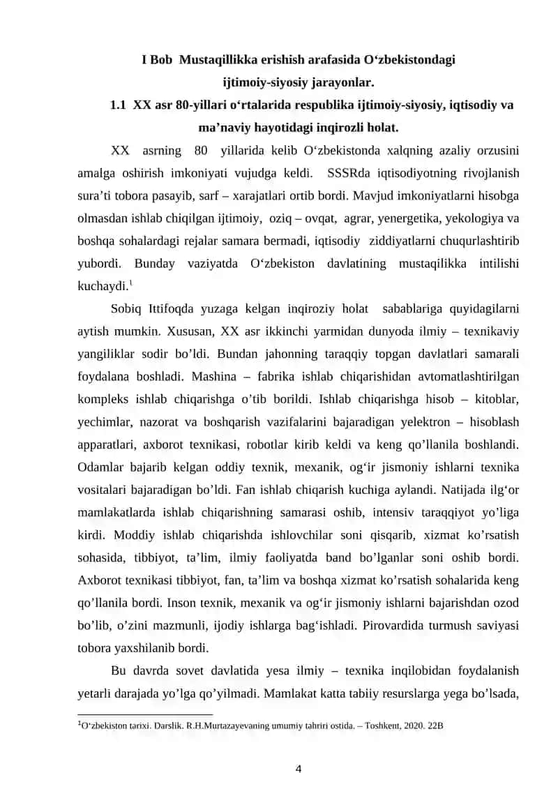 O‘ZBEKISTON MUSTAQILLIK YO‘LIDA (1985-1989-YILLAR). 4