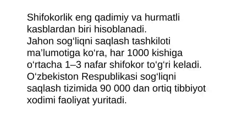 Shifokorlik kasbi 4