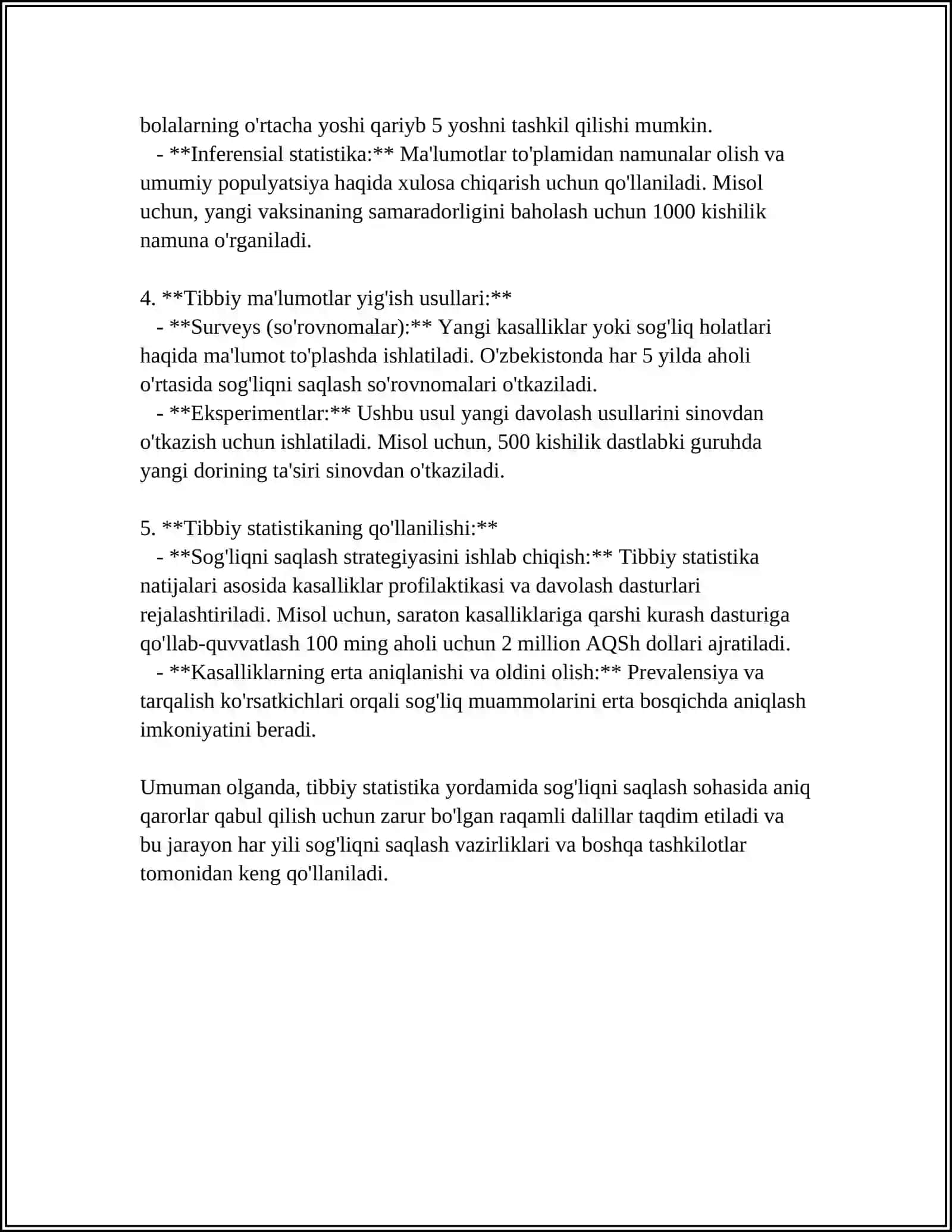 Tibbiy-statistika asoslari 4