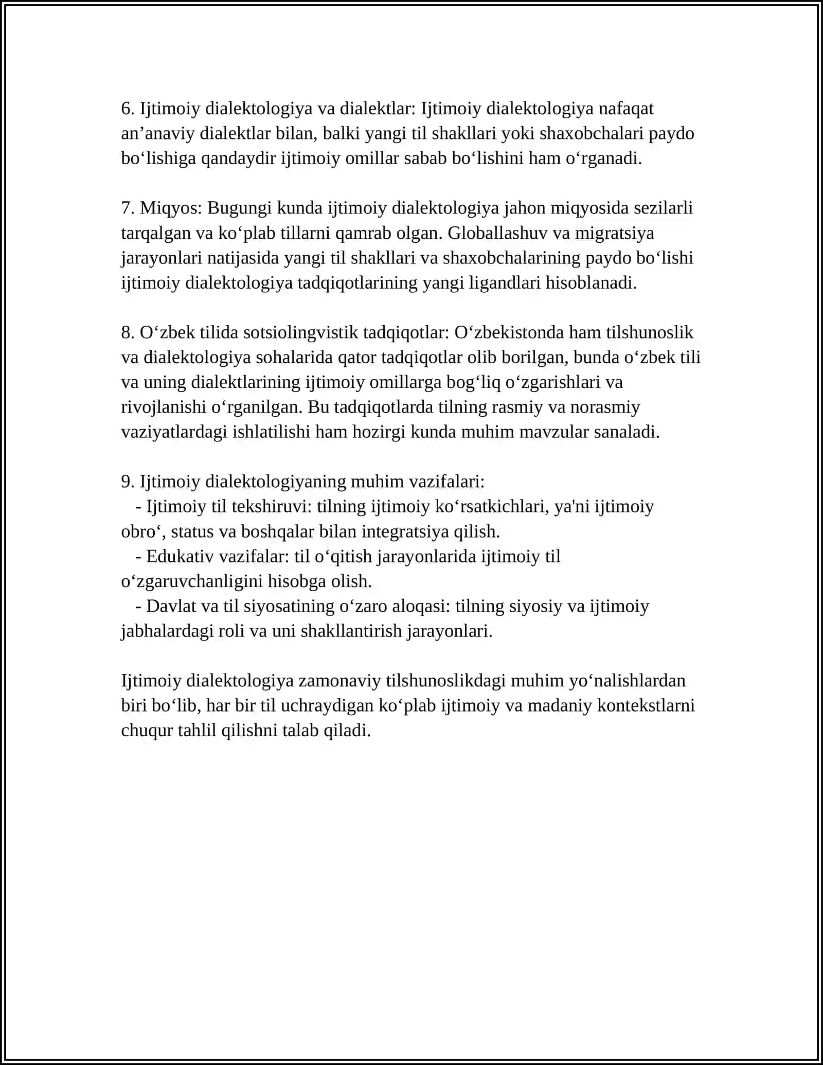 SOTSIOLINGVISTIKANING TARMOQLARI 4