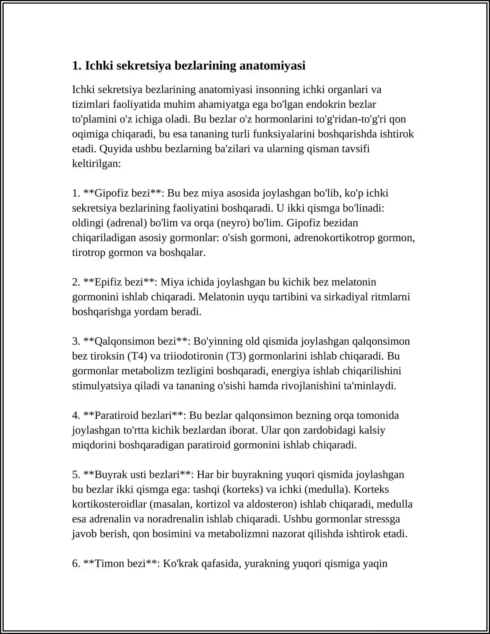 ICHKI SEKRETSIYA BEZLARI 4