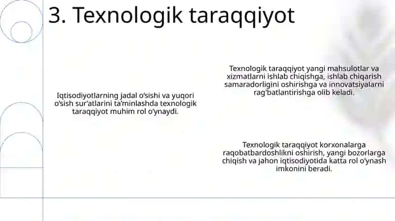 Milliy Iqtisodiyotni Jadal Rivojlantirish Va Yuqori O'Sish Sur'Atlarini Ta'Minlash 4
