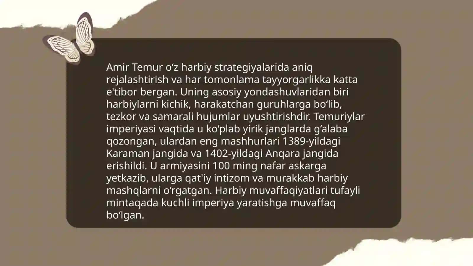 Amir Temur - Buyuk davlat arbobi 4