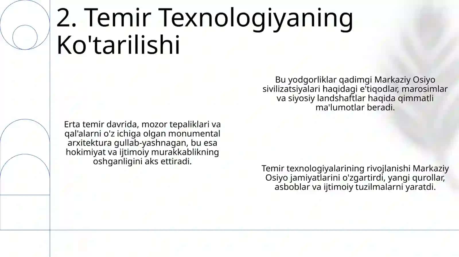 chust madaniyati Oʻrta osiyoning ilk temir davri yodgorliklari 4