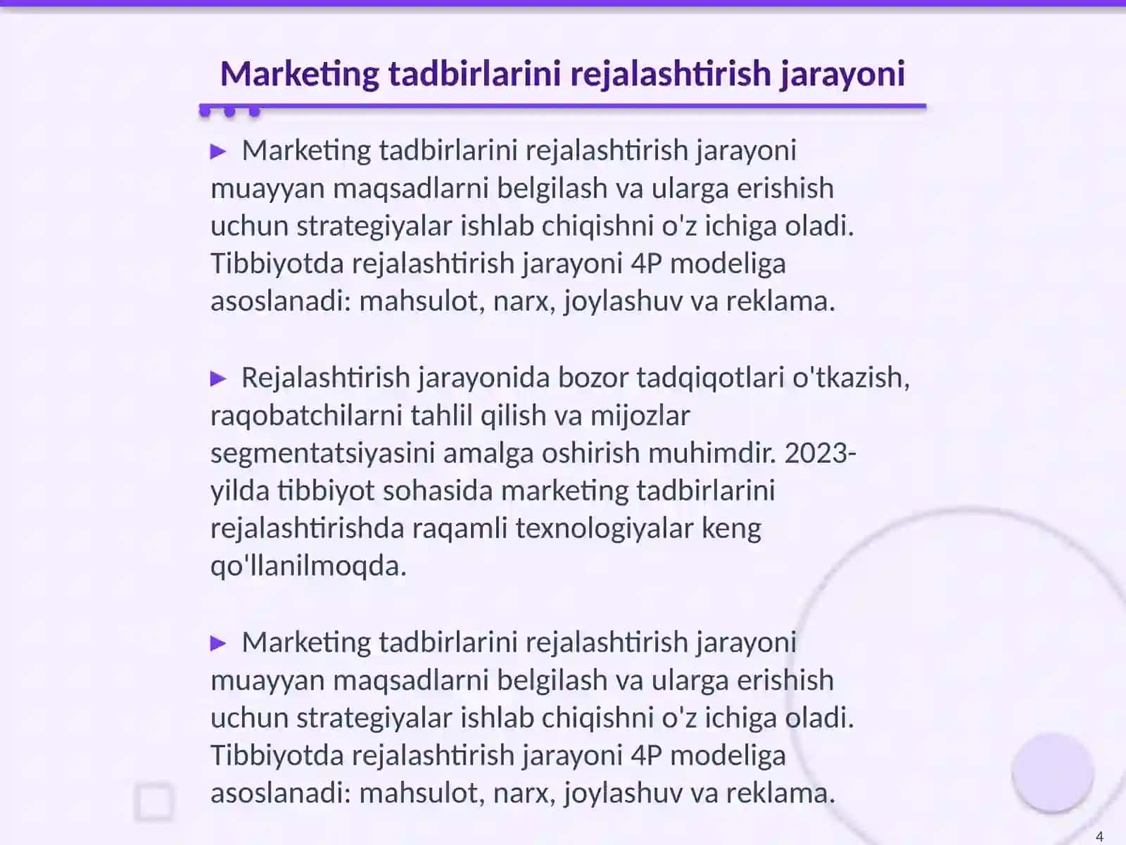 Tibbiyotda marketing muhiti 4