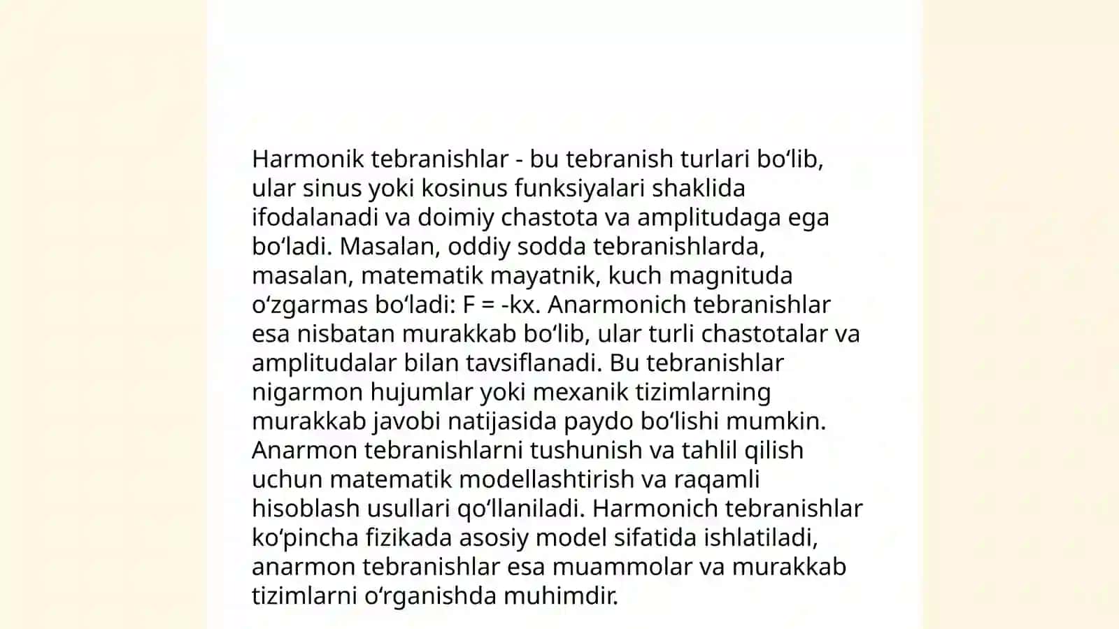 Molekulalarning tebranma harakati va tebranma spektorlari 4