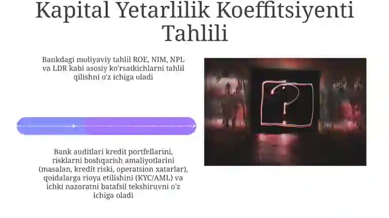 Bank sektorida moliyaviy tahlil va audit 4