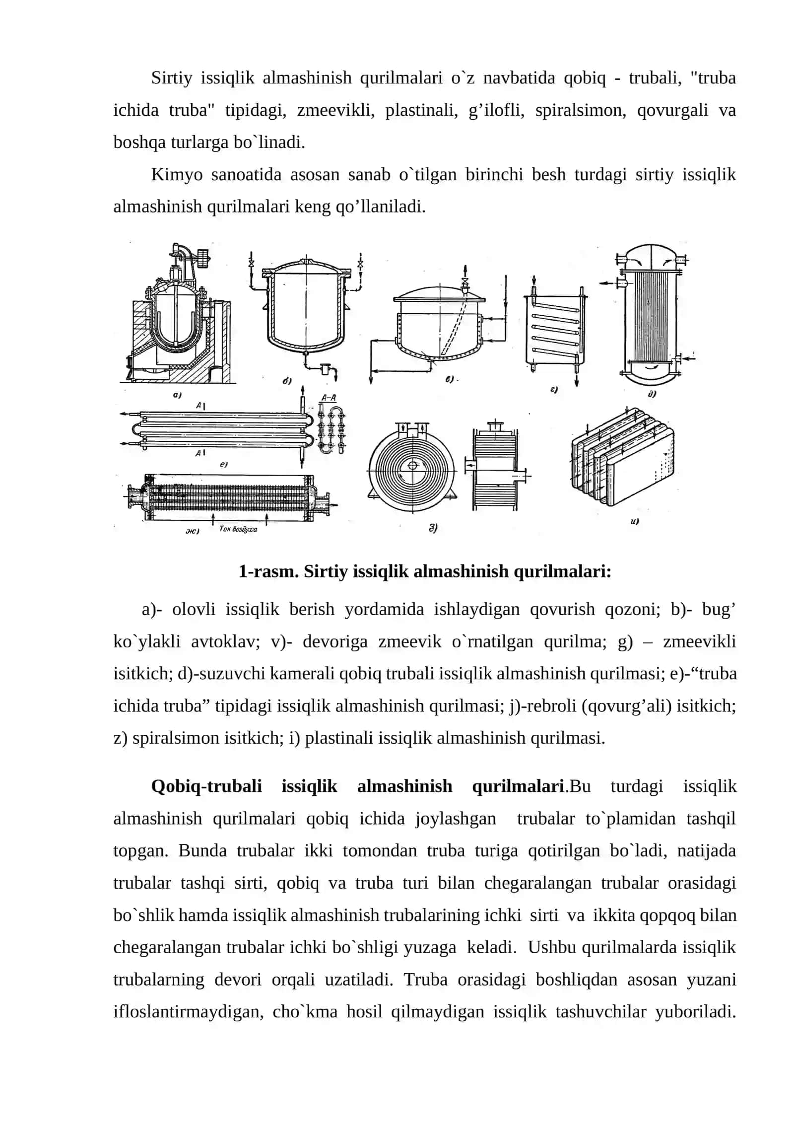 Issiqlik almashinish qurilmalari 4