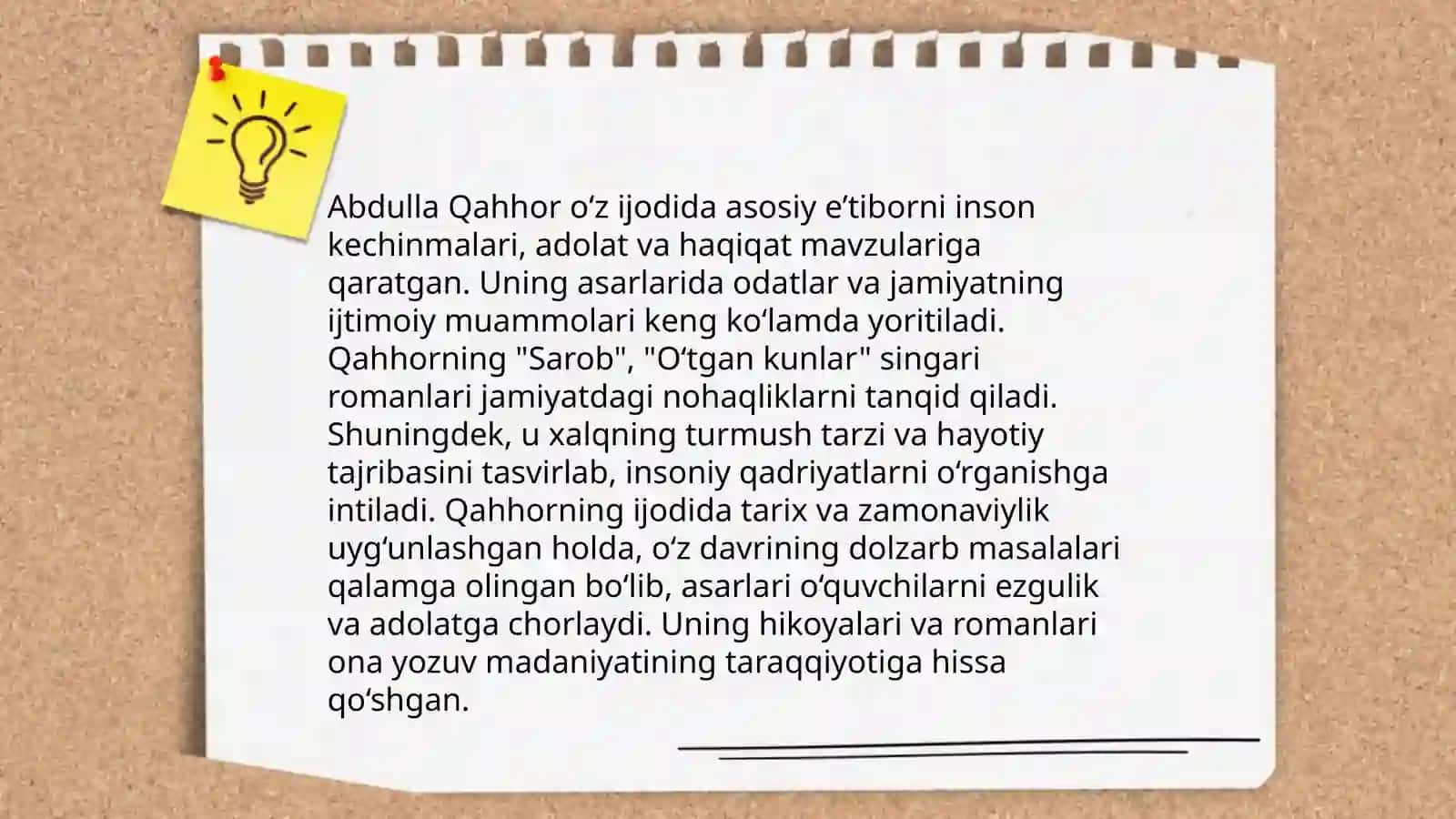 Abdulla Qahhor hikoyalari tahlili 4