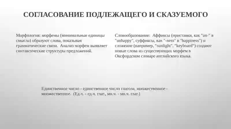Словообразование, морфология, синтаксис 4