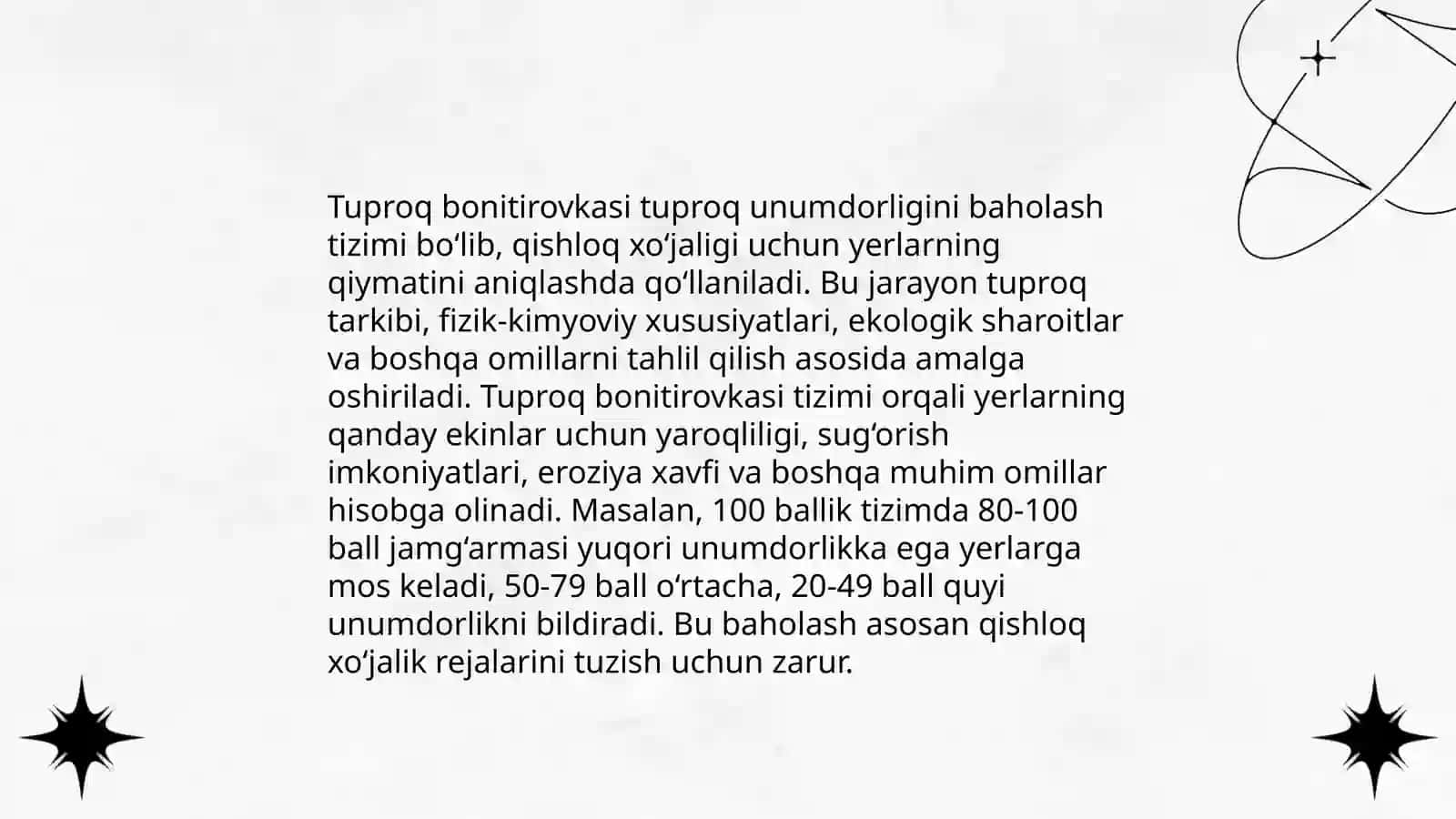 Lalmi tuproqlarning bontirovka xaritasi 4