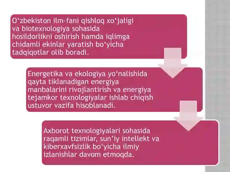 O‘zbekistonning ilm-fan sohasidagi yutuqlari 4