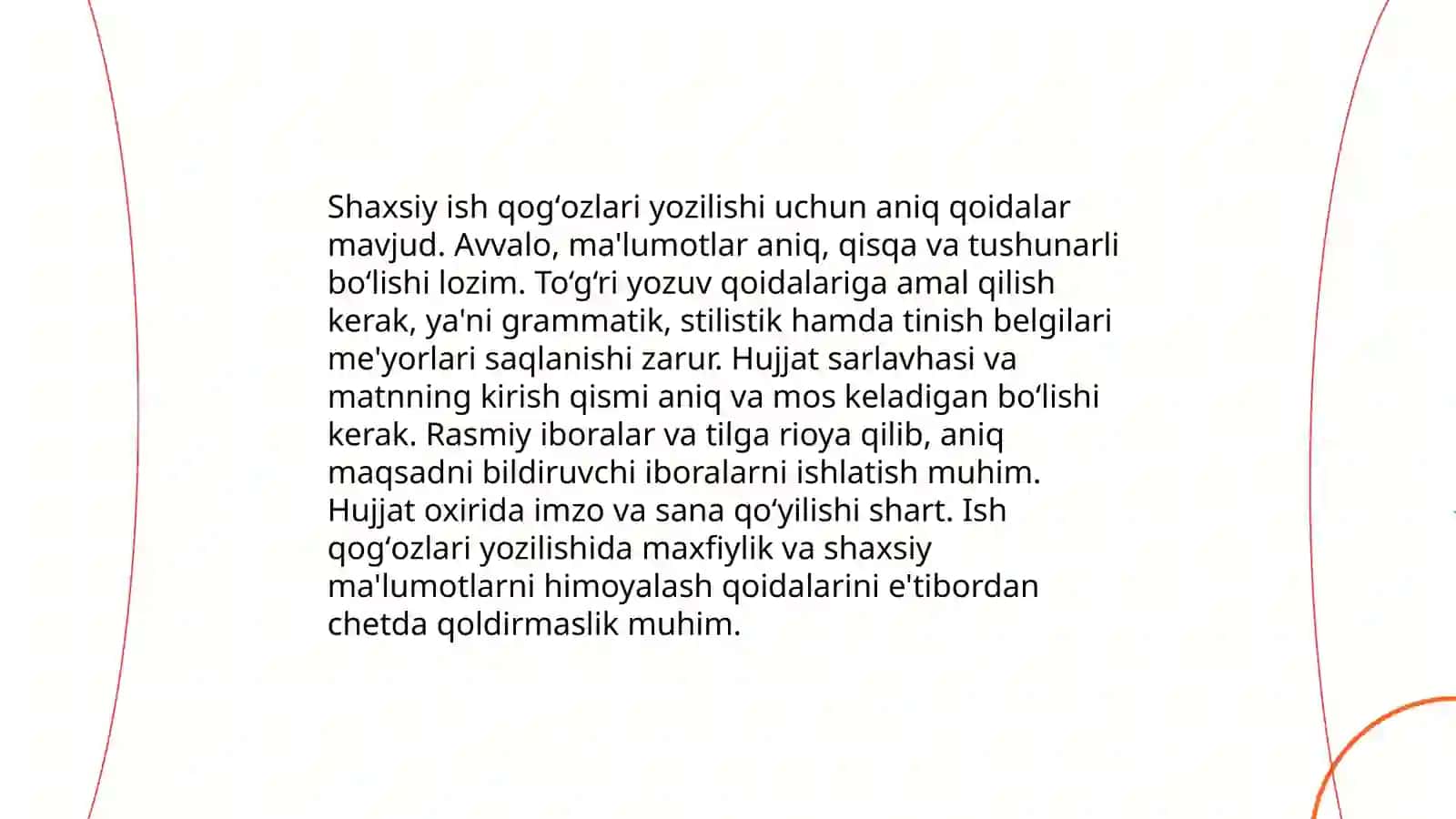Ish yuritish texnologiyalari 4