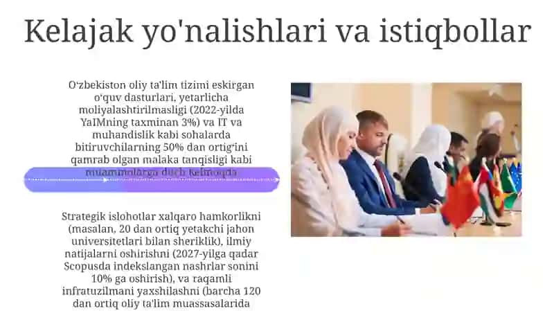 Oliy ta'lim tizimi ravnaqi 4