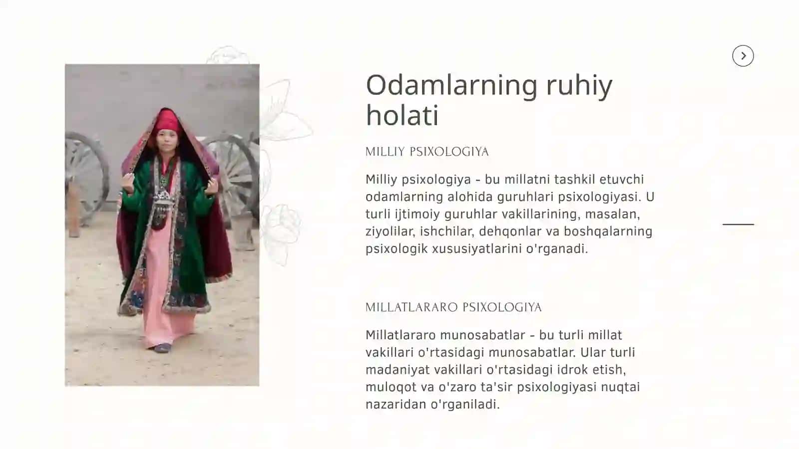 Millat va elatlar psixologiyasi 4