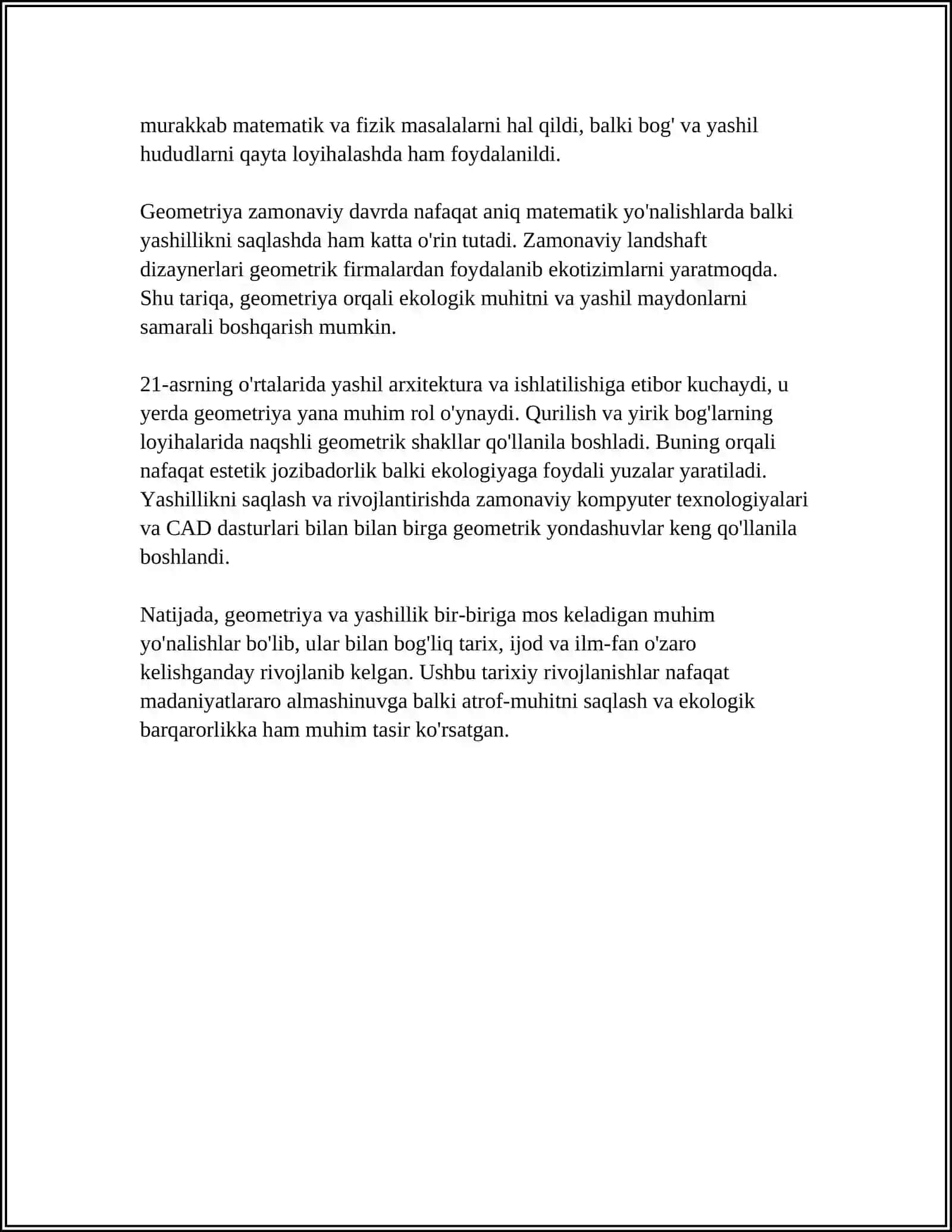 YASASHGA DOIR GEOMETRIK MASALALAR TARIXIGA OID MA'LUMOTLARNI O'RGANISH 4