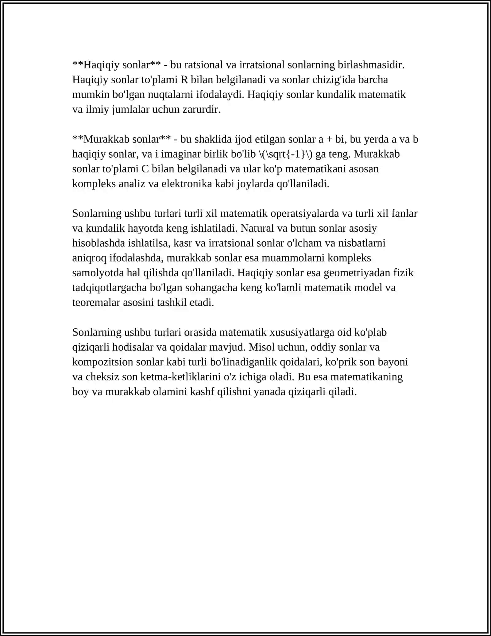 SON SO’Z TURKUMI 4