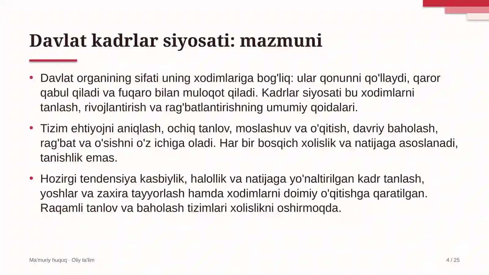 to'lov tizimlarida davlat kadrlar siyosati 4152 4