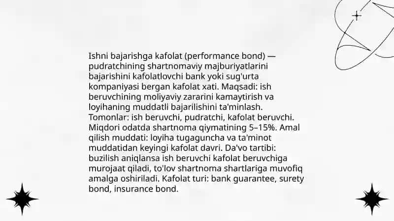 Kafolat xati va farmoyish 4
