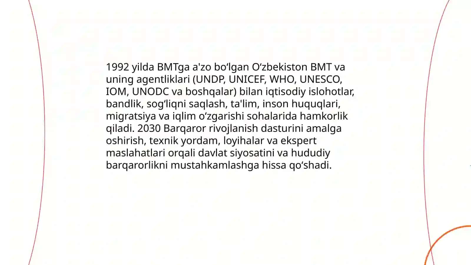 Oʻzbekiston va Jahon hamjamiyati 4