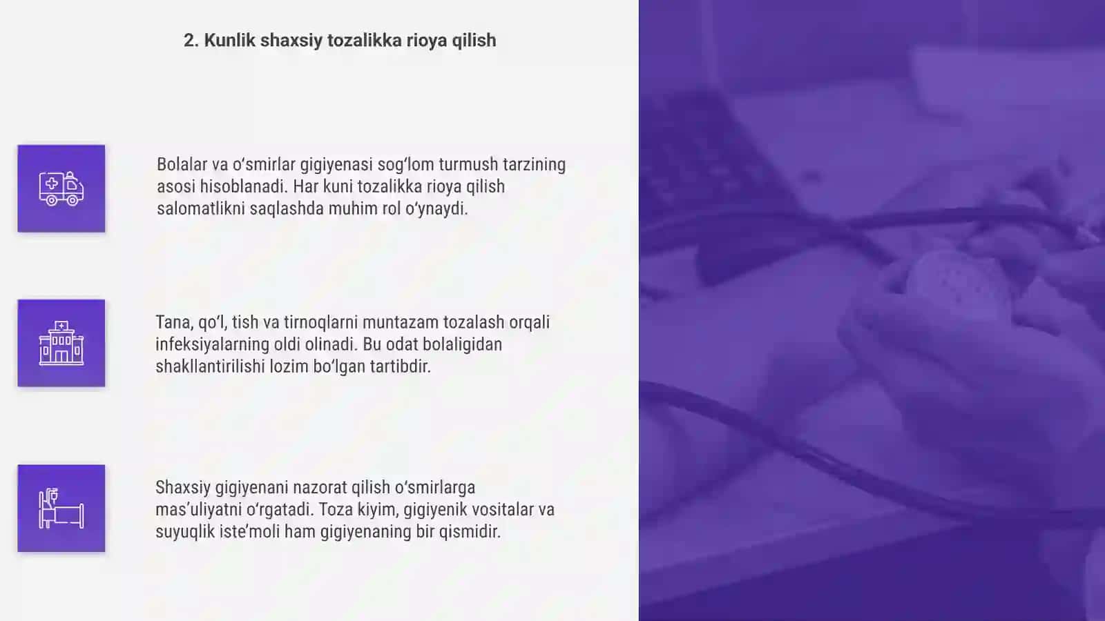 Bolalar va o‘smirlar gigiyenasi 4